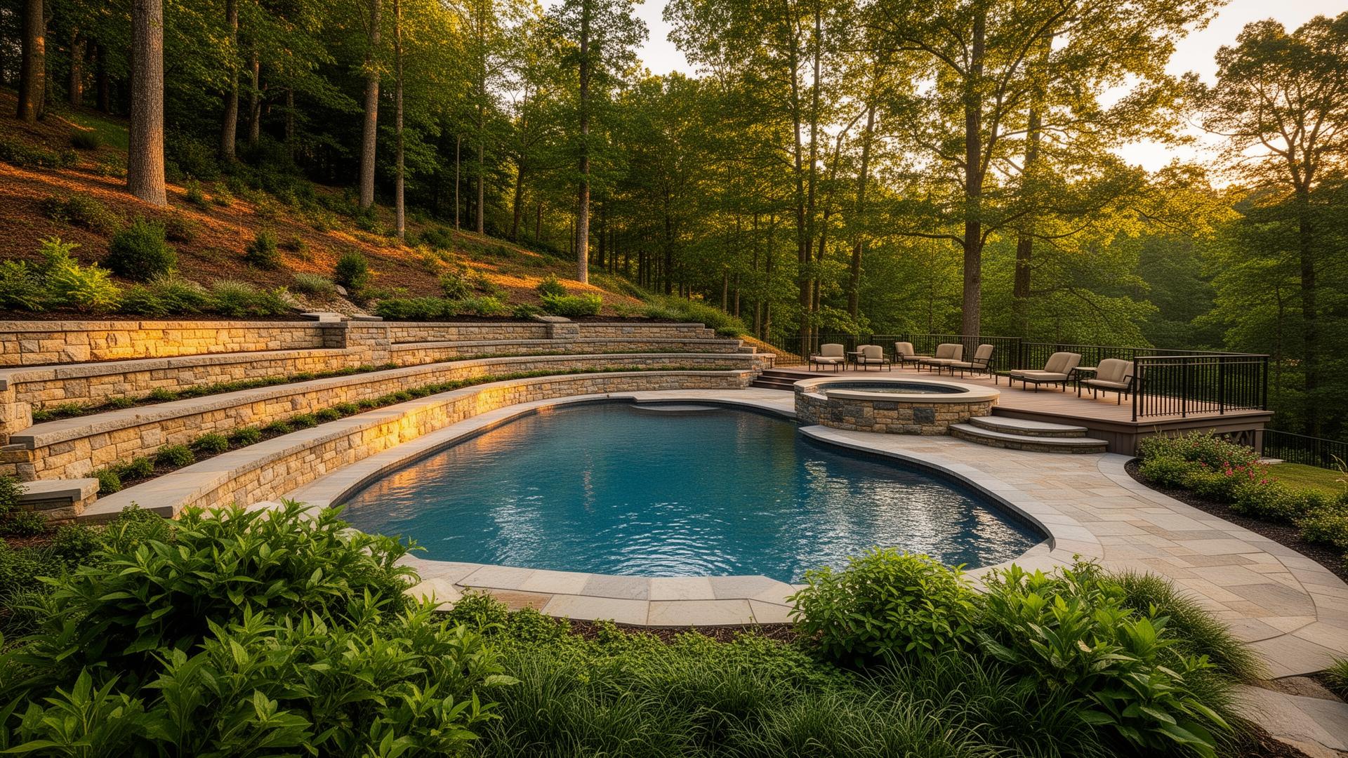 Pool Design for Slopes: Hickory NC Guide