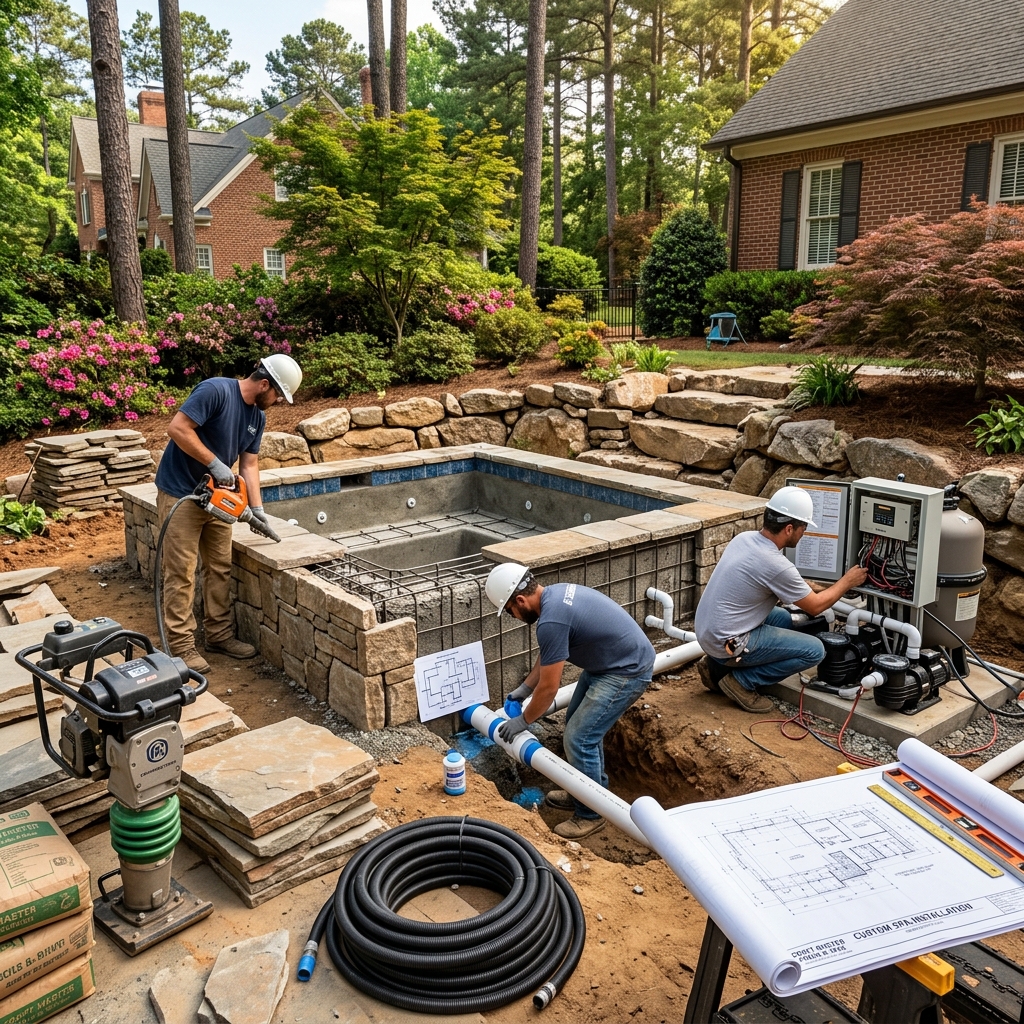 Best Custom Spa Installation Services for North Carolina Homes