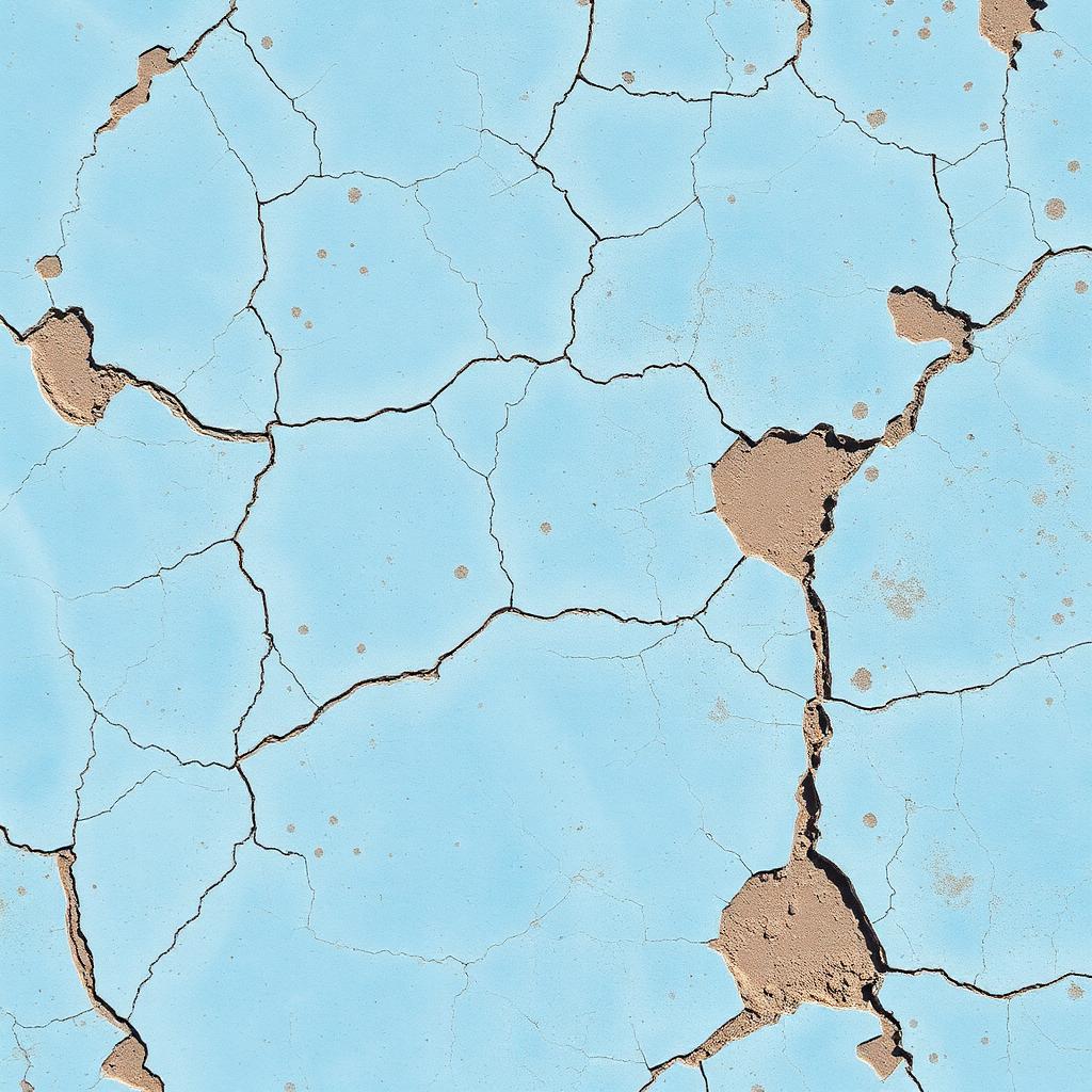 Cracked and deteriorating pool plaster showing signs that renovation is needed