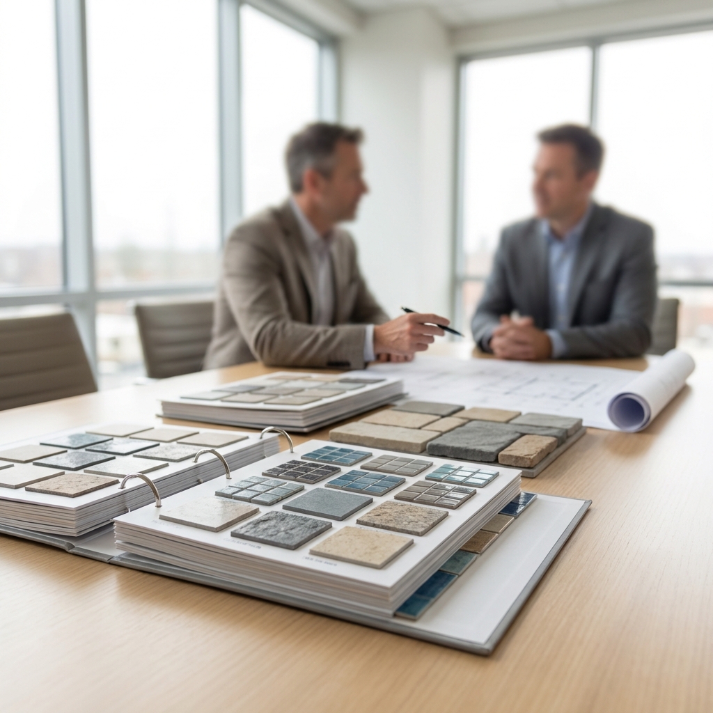 Modern pool renovation featuring new pebble finish, glass tile waterline, and travertine coping