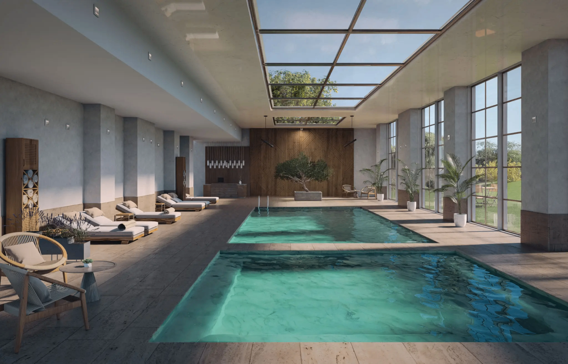 Indoor Spa Sanctuary