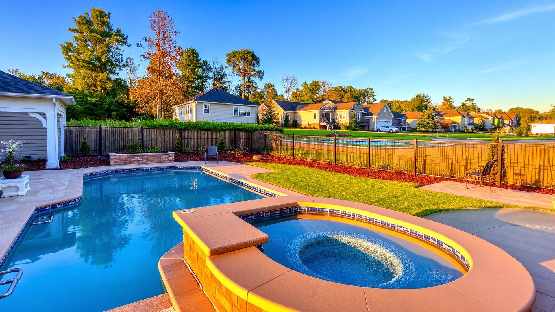 Pool construction in Kannapolis, North Carolina