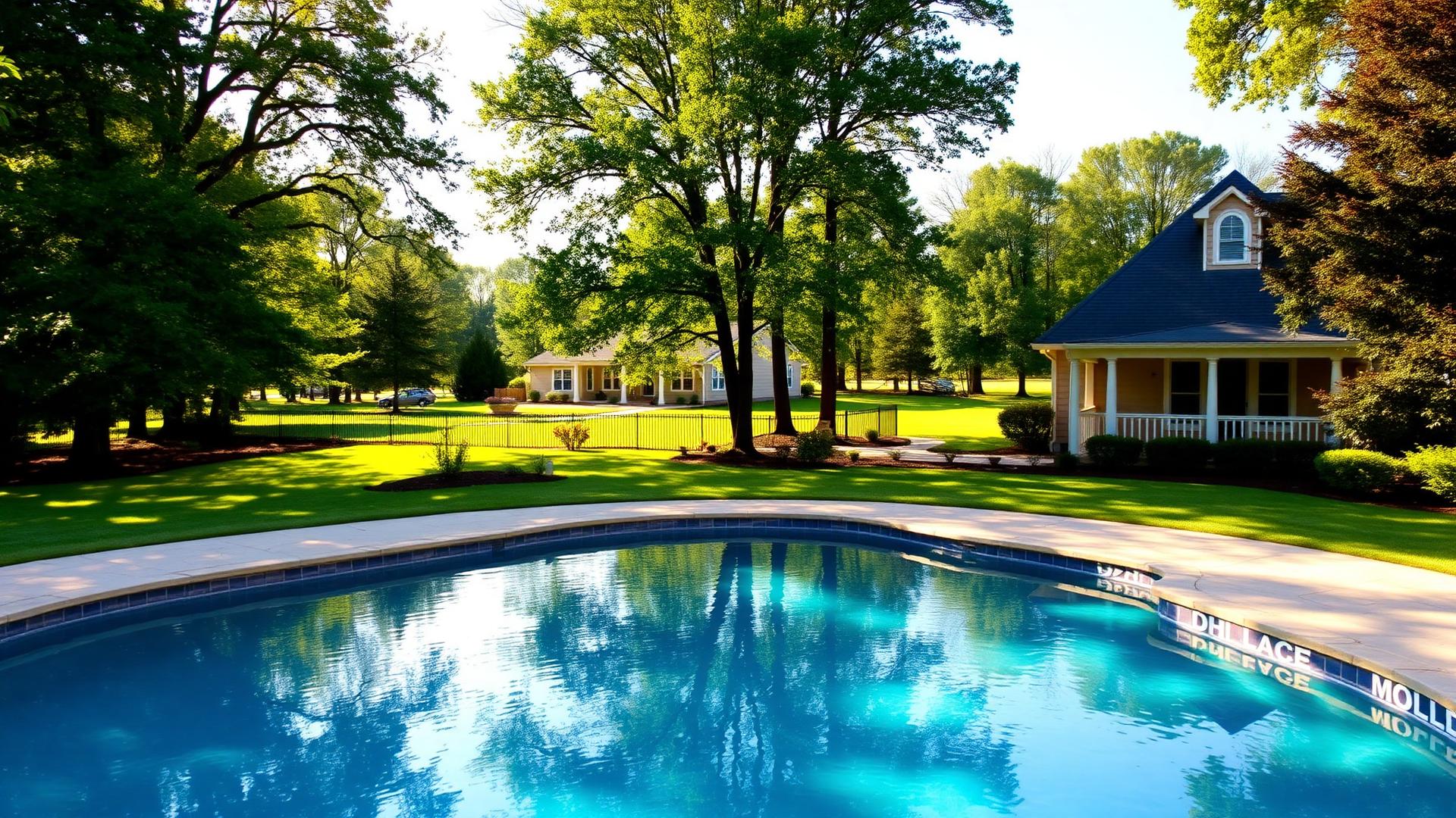 Pool construction in Maiden, North Carolina