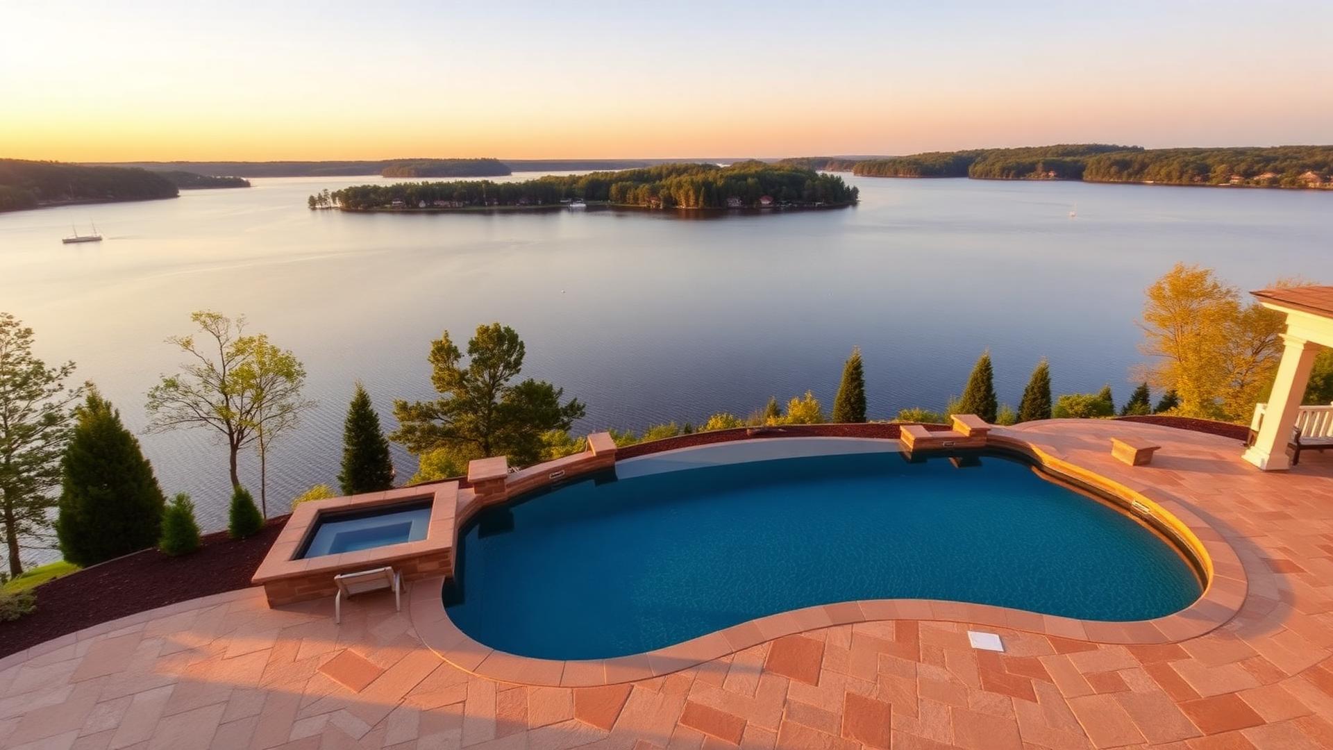 Pool construction in Sherrills Ford, North Carolina